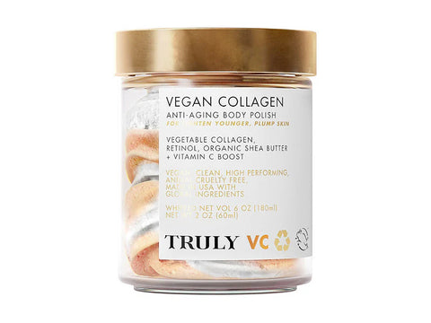 TRULY Vegan Collagen Booster Anti-Aging Body Polish - 60ml