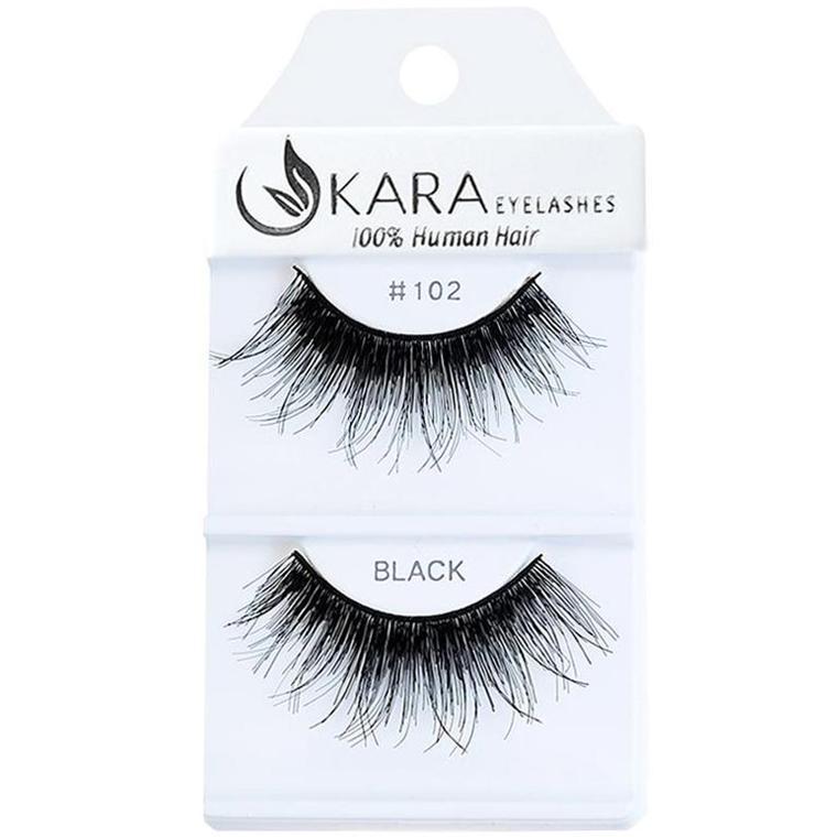 KARA human hair eyelashes #102