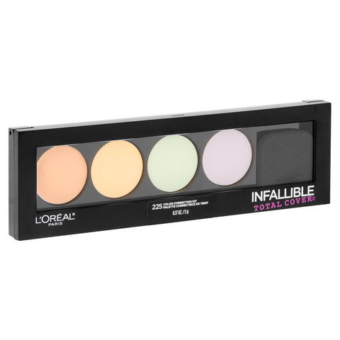 L'OREAL INFALLIBLE TOTAL COVER COLOR CORRECT KIT "225"