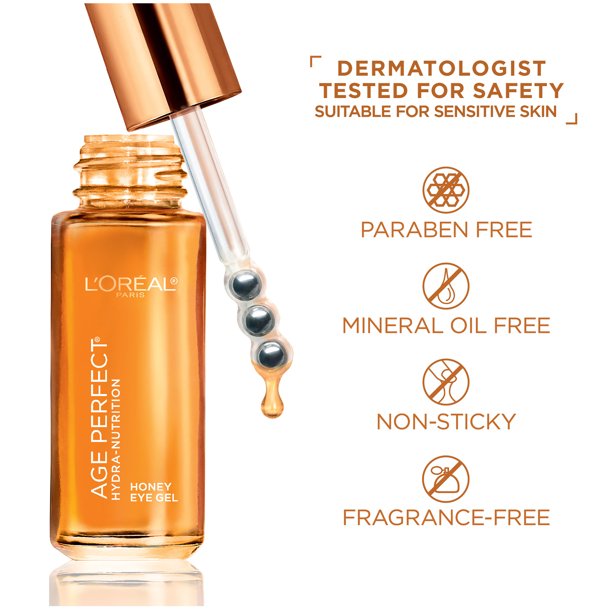 L'Oreal Paris Age Perfect Hydra Nutrition Paraben Free Honey Eye Gel