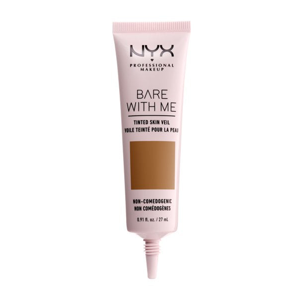 NYX Professional Makeup Bare With Me Tinted Skin Veil, Lightweight BB Cream, "Cinammon Mahogany"