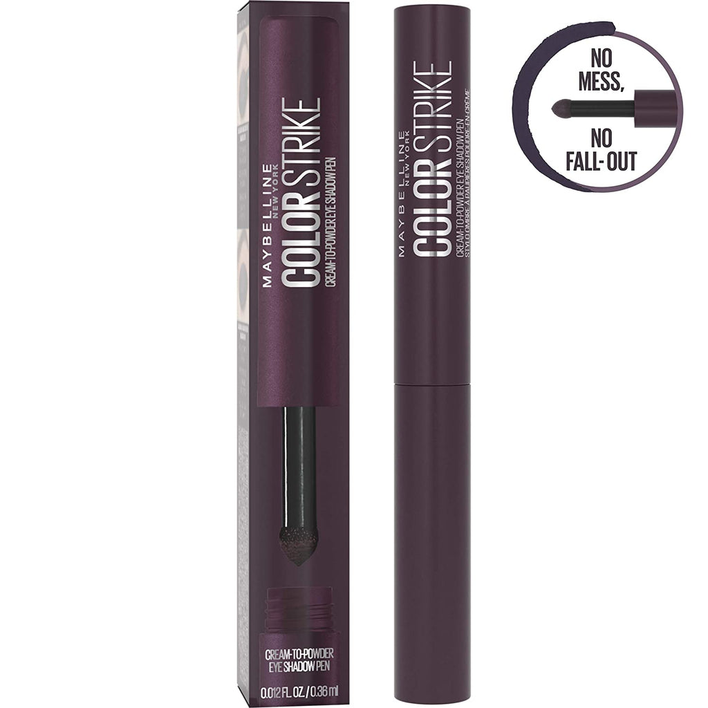 Maybelline New York Color Strike Eye Shadow Pen, Cream To Powder Finish, 10 Crave