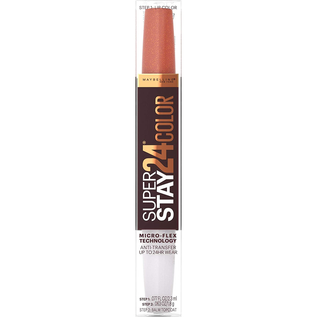 Maybelline Super Stay 24, 2-Step Liquid Lipstick, Coffee Edition, "330 Hushed Hazelnut"
