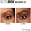 MAYBELLINE TATTOO STUDIO WATERPROOF BROW GEL 262 BLACK BROWN