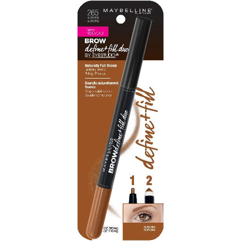 MAYBELLINE BROW DEFINE  + FILL DUO "265 AUBURN"