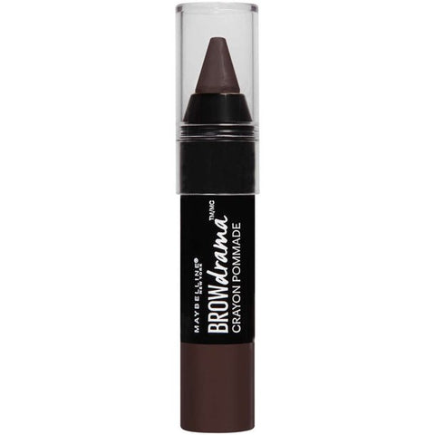 MAYBELLINE BROW DRAMA POMADE CRAYON "260 DEEP BROWN"