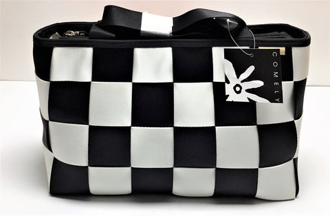 COMELY BLACK AND WHITE BAG