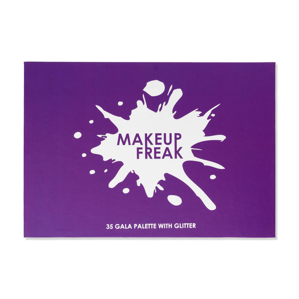 MAKEUP FREAK "GALA" 35 COLOR PALETTE WITH GLITTER