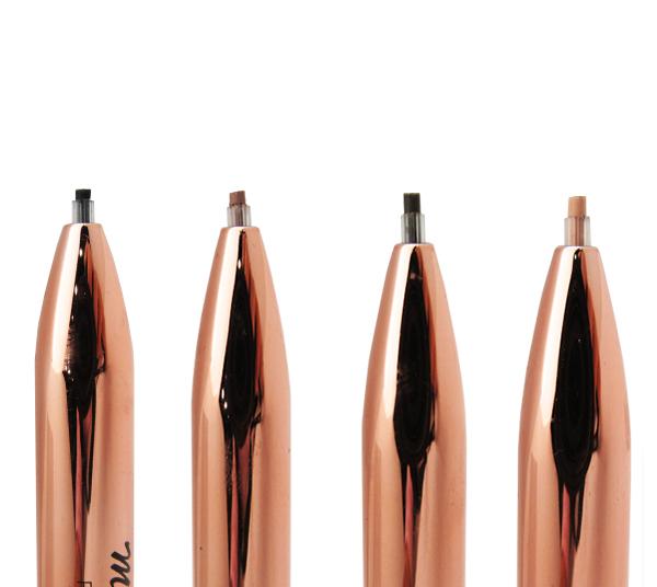 BELLA FOREVER COSMETICS MULTIPLE EYEBROW 4 IN 1 LINER PEN (GOLD)