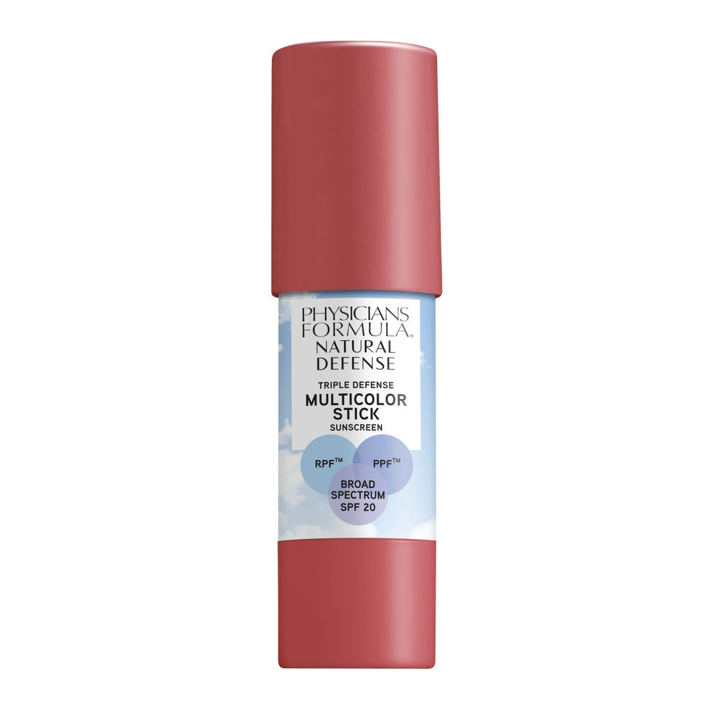 PHYSICIANS FORMULA NATURAL DEFENSE MULTICOLOR BLUSH STICK SPF 20 "NATURAL ROSE"