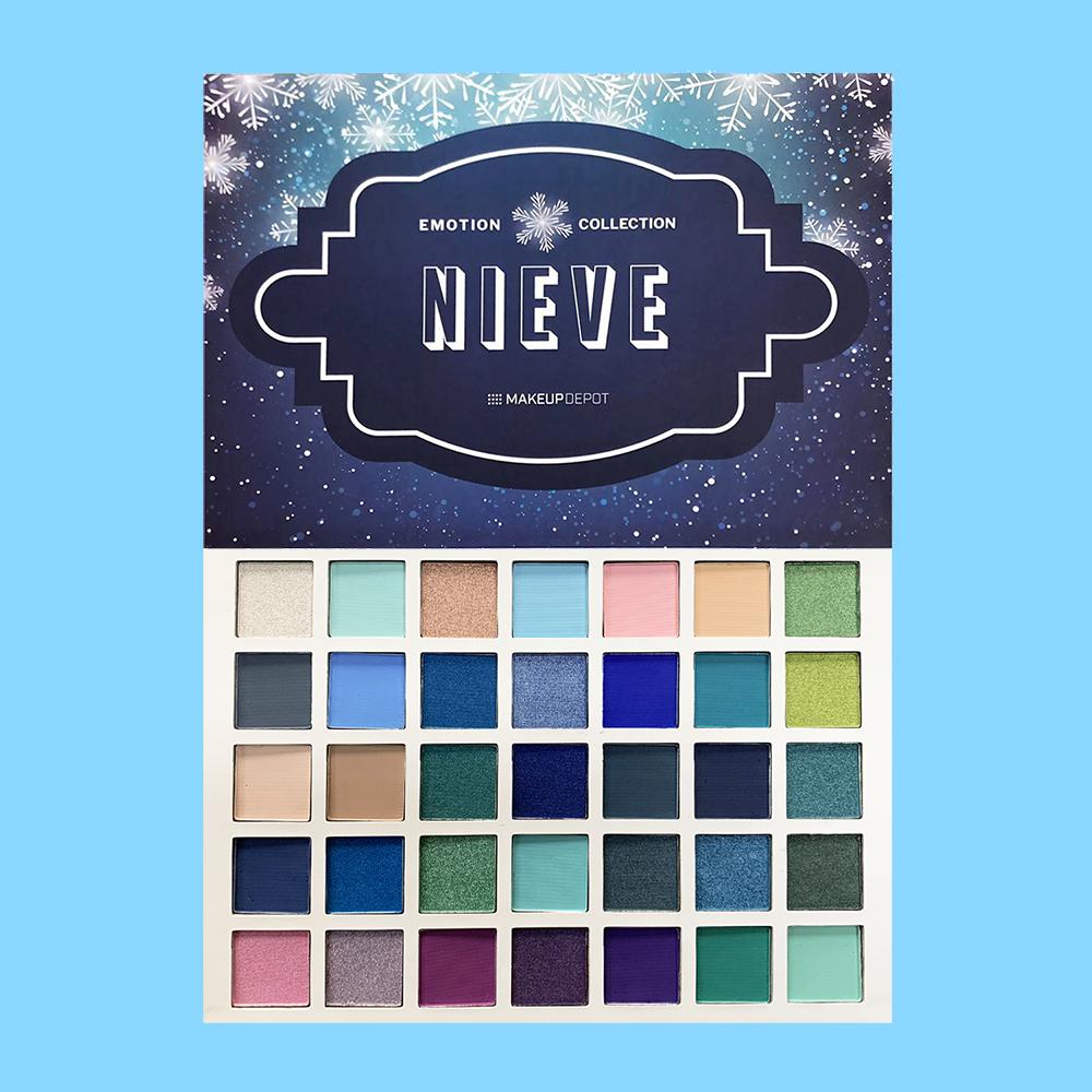 MAKEUP DEPOT EYESHADOWS PALETTE "NIEVE"
