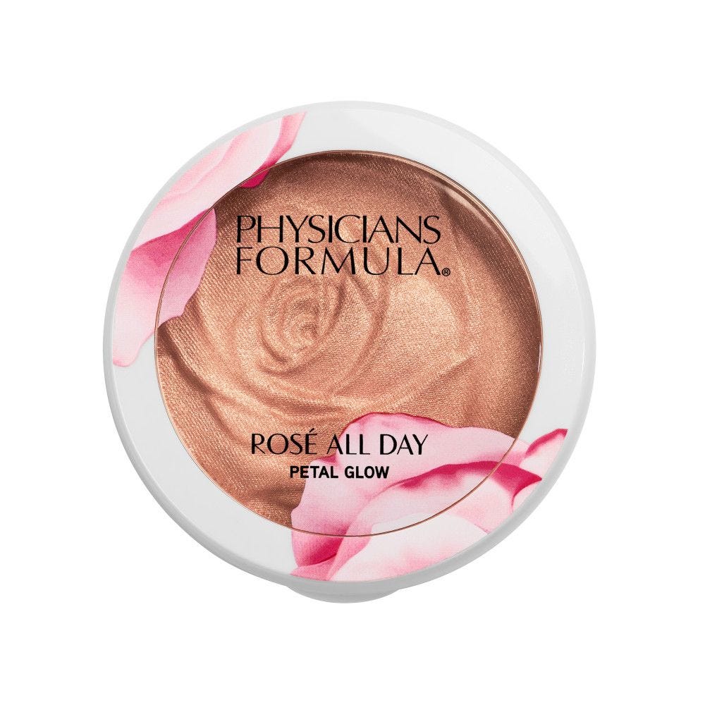 PHYSICIANS FORMULA ROSE ALL DAY PETAL GLOW HIGHLIGHTER "PETAL PINK"