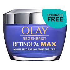 OLAY REGENERIST RETINOL24 MAX  NIGHT HYDRATING MOISTURIZER FRAGRANCE FREE
