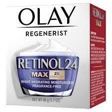 OLAY REGENERIST RETINOL24 MAX  NIGHT HYDRATING MOISTURIZER FRAGRANCE FREE