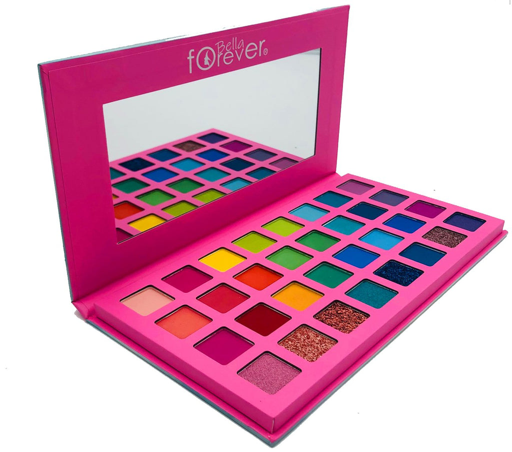 BELLA FOREVER COSMETICS "SHE BELIEVE SHE COULD SO SHE DID" EYESHADOW PALETTE