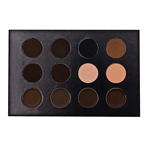 KARA MULTI EYEBROW PALETTE 12 COLORS