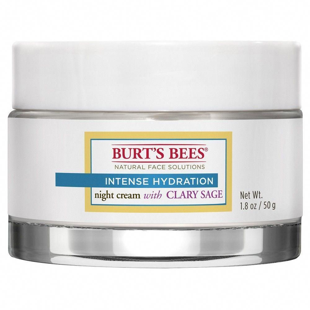 BURT'S BEES INTENSE HYDRATION NIGHT CREAM WITH CLARY SAGE