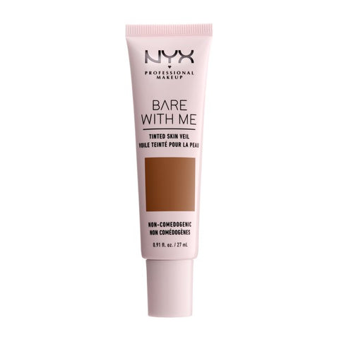 NYX Professional Makeup Bare With Me Tinted Skin Veil, Lightweight BB Cream, "Deep Mocha"