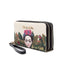 FRIDA KAHLO CARTOON SERIES DOUBLE ZIPPER WRISTLET WALLET