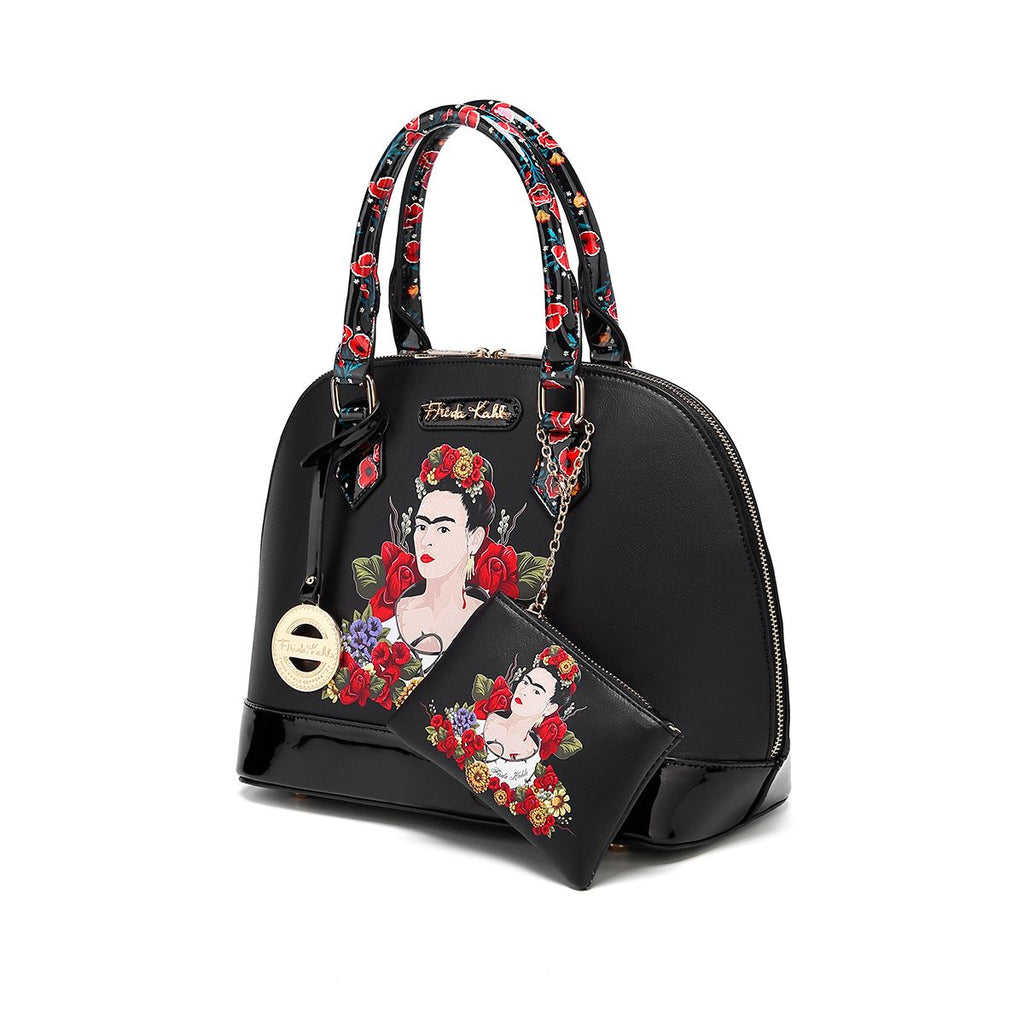 FRIDA KAHLO FLORAL BOUNTY DOME SATCHEL