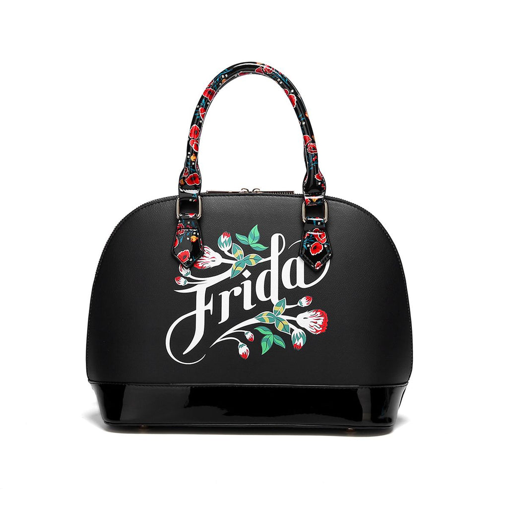 FRIDA KAHLO FLORAL BOUNTY DOME SATCHEL