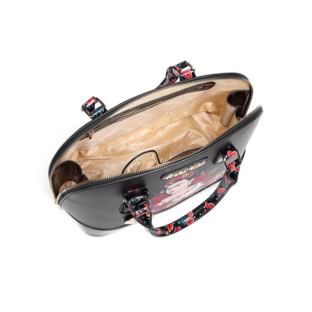 FRIDA KAHLO FLORAL BOUNTY DOME SATCHEL