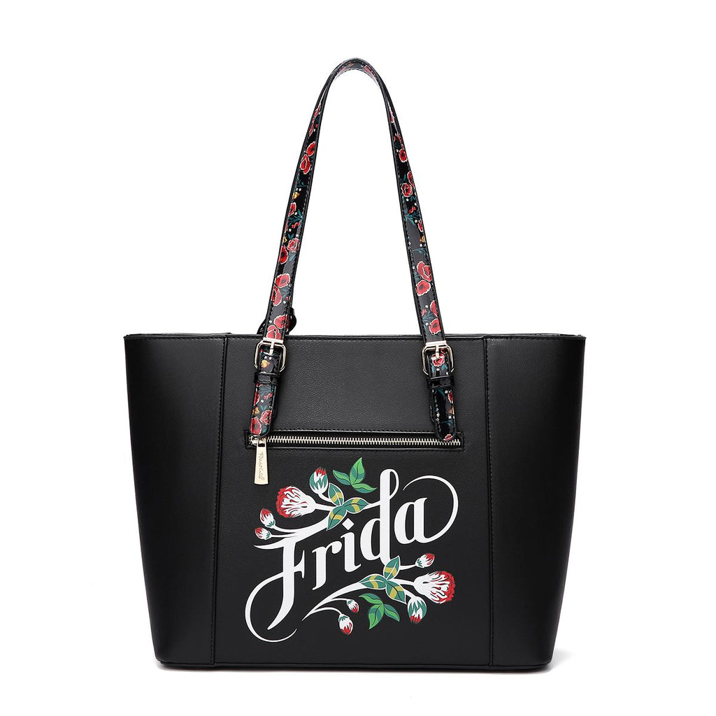 FRIDA KAHLO FLORAL BOUNTY 2-in-1 SHOPPER TOTE