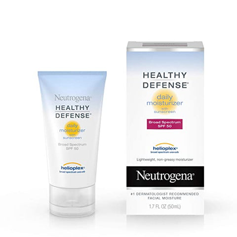 Neutrogena Healthy Defense Daily Face Moisturizer with SPF 50, 1.7 fl. oz