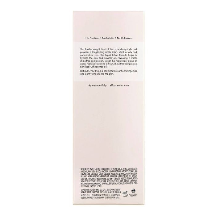 E.L.F OIL- CONTROL LIQUID LOTION