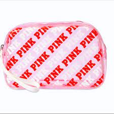 Victoria's secret pink hot sale clear bag