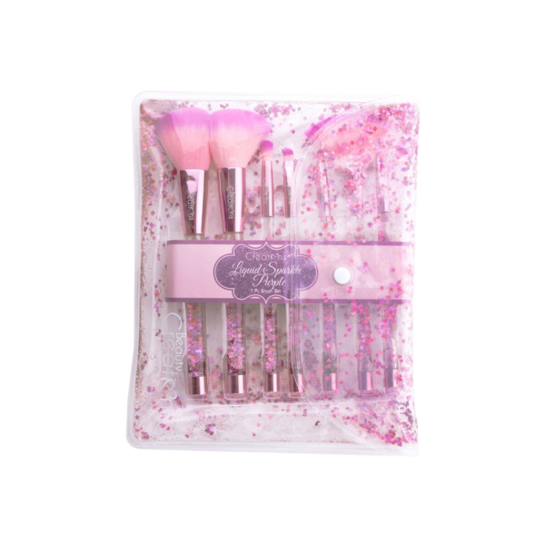 BEAUTY CREATIONS LIQUID PURPLE SPARKLE BRUSH SET