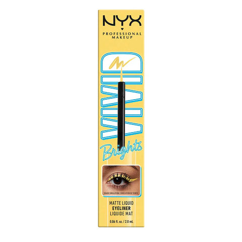 NYX Vivid Brights Colored Liquid Eyeliner - Had Me At Yellow