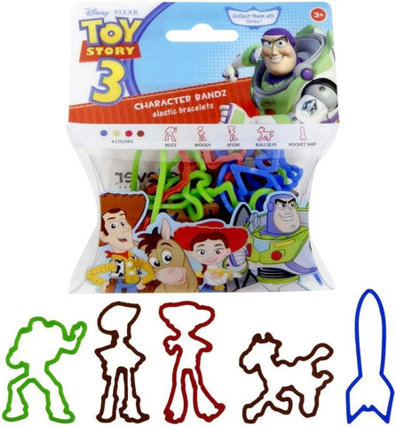 Toy Story 3 Character Bandz Elastic Bracelets - 20 Pack