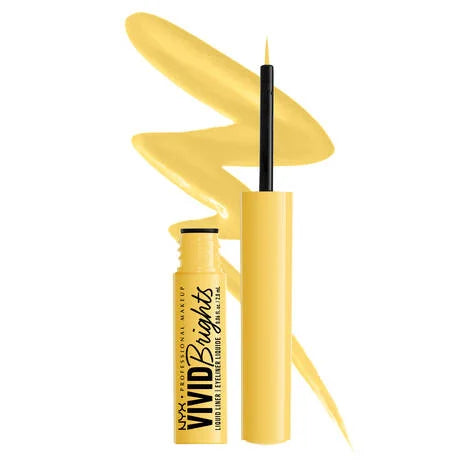 NYX Vivid Brights Colored Liquid Eyeliner - Had Me At Yellow