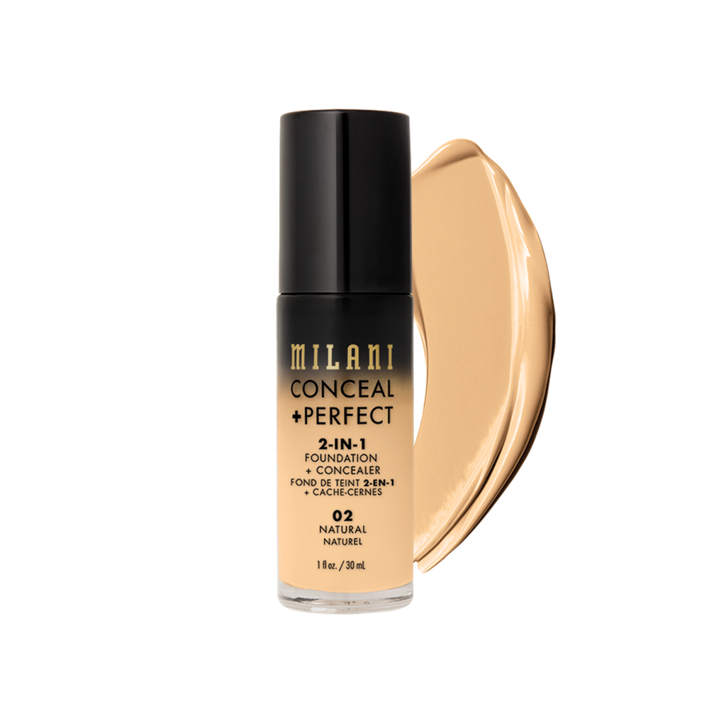 MILANI CONCEAL + PERFECT 2 - 1 FOUNDATION – themakeupstoreonline.com