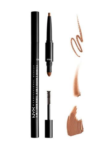 Professional Makeup 3-in-1 Brow Pencil –
