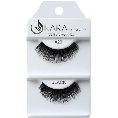 KARA human hair eyelashes #20