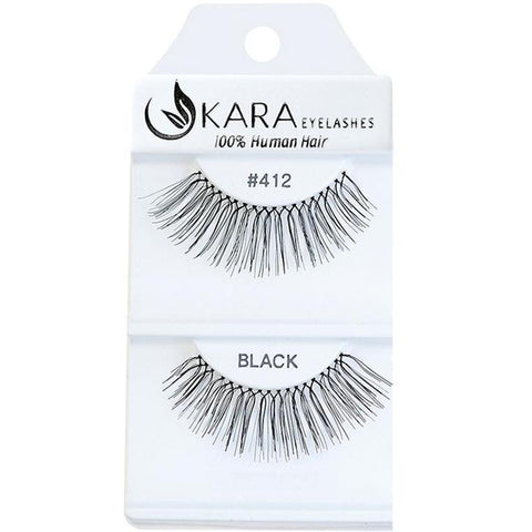 KARA human hair eyelashes #412