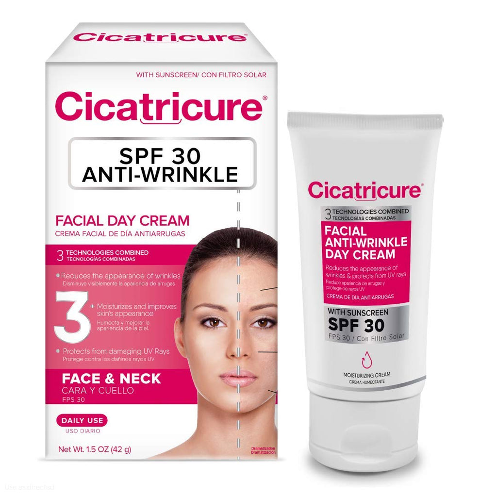 CICATRICURE ADVANCE FACE CREAM FOR FINE LINES & WRINKLES W/ SPF 30