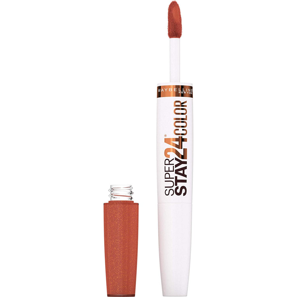 Maybelline Super Stay 24, 2-Step Liquid Lipstick, Coffee Edition, "330 Hushed Hazelnut"