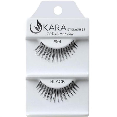 KARA human hair eyelashes #99