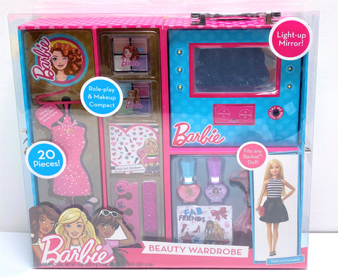 BARBIE BEAUTY WARDROBE 20 PC