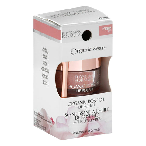 PHYSICIANS FORMULA ORGANIC WEAR ORGANIC ROSE OIL LIP POLISH