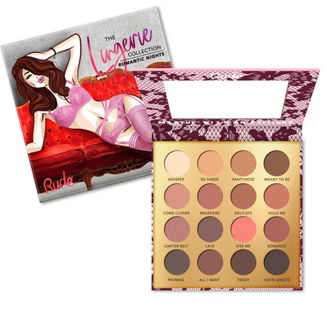 RUDE COSMETICS THE LINGERIE COLLECTION ROMANTIC NIGHTS"