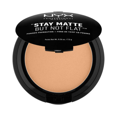 NYX "STAY MATTE BUT NOT FLAT" POWDER FOUNDATION SMP05 SOFT BEIGE