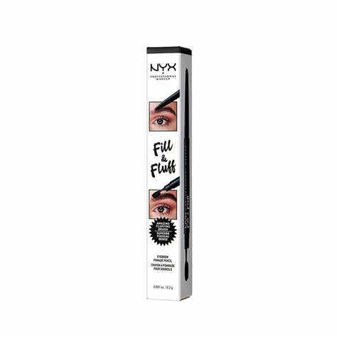 NYX Professional Makeup Fill & fluff Eyebrow Pencil Pomade, Black