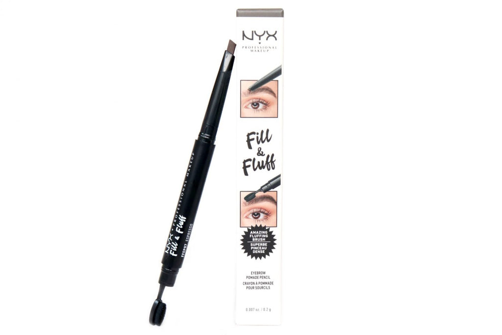 NYX Professional Makeup & fluff Eyebrow Pencil Pomade, Chocolate – themakeupstoreonline.com