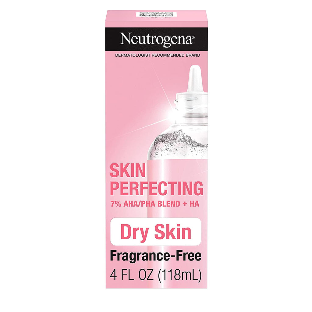 Neutrogena Skin Perfecting Daily Liquid Exfoliant, Dry Skin 4oz