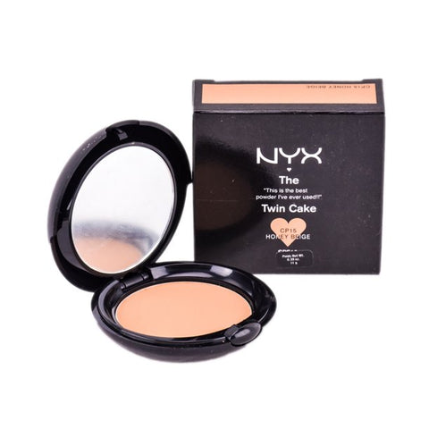 NYX Cosmetics The Twin Cake Powder "Honey Beige"