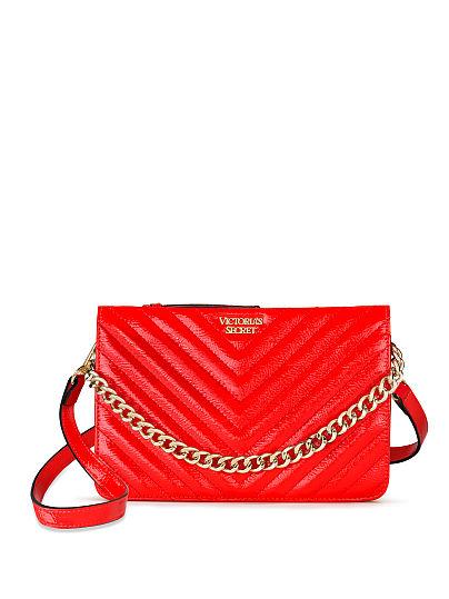 Victoria's Secret V-Quilted Crossbody Bag, Women's Fashion, Bags